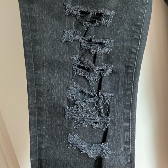 Jbrand Maria high rise super skinny  distressed jeans size 31 - Picture 8 of 10
